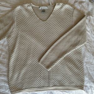 Cream knit sweater